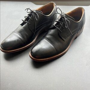 Classic Black Leather Men's Dress Shoes